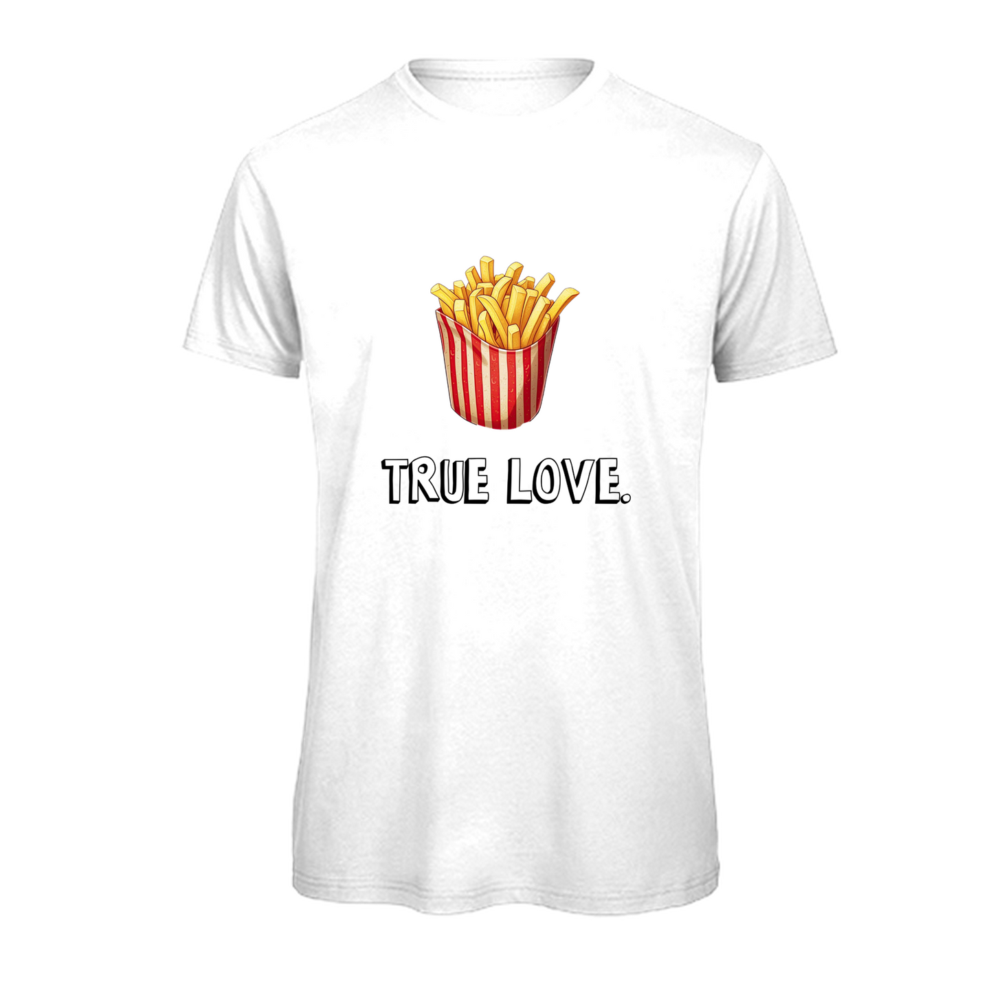 „True love“ Pommes T-Shirt Herren