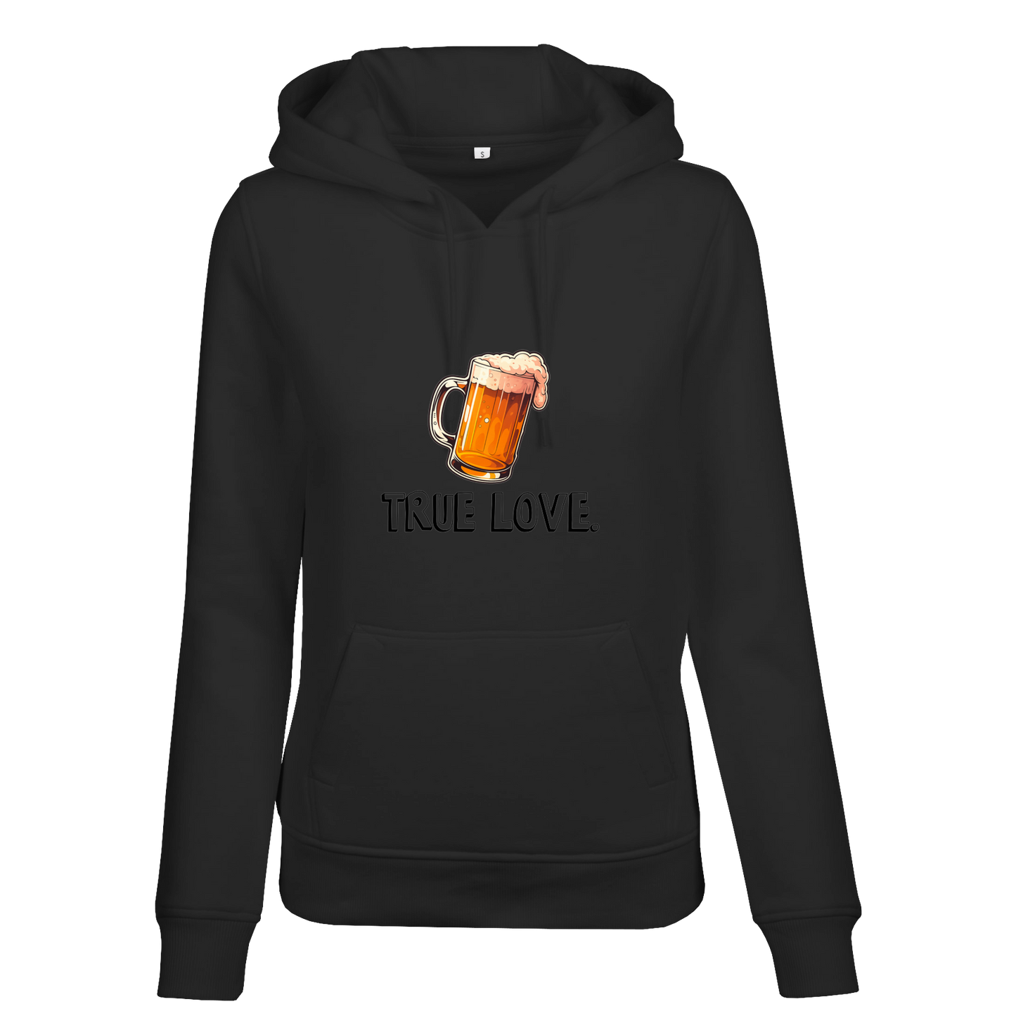 „True love“ Bier Hoody Damen