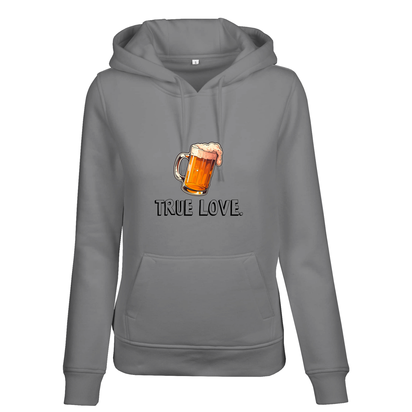 „True love“ Bier Hoody Damen