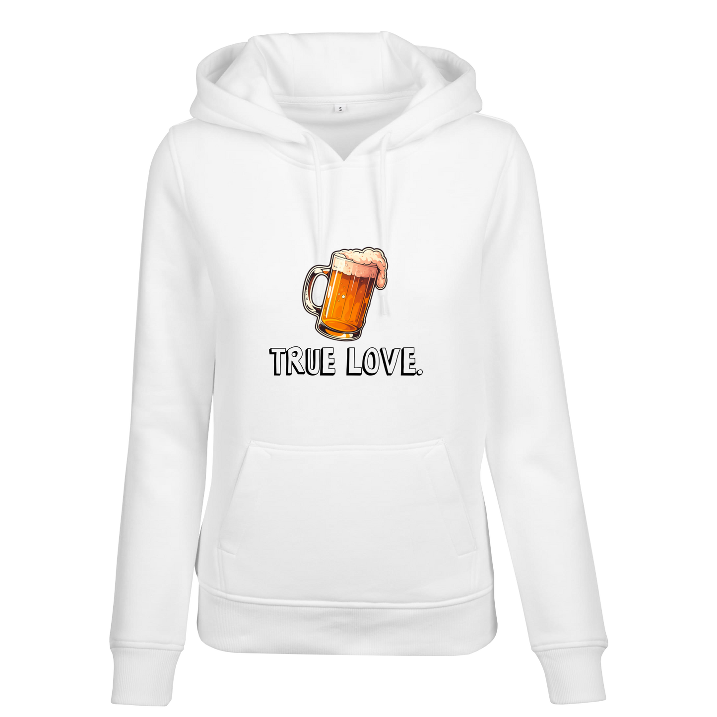 „True love“ Bier Hoody Damen