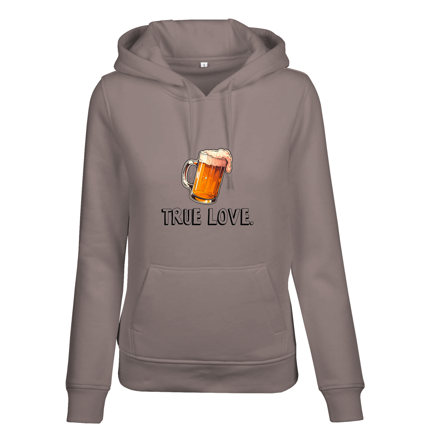 „True love“ Bier Hoody Damen