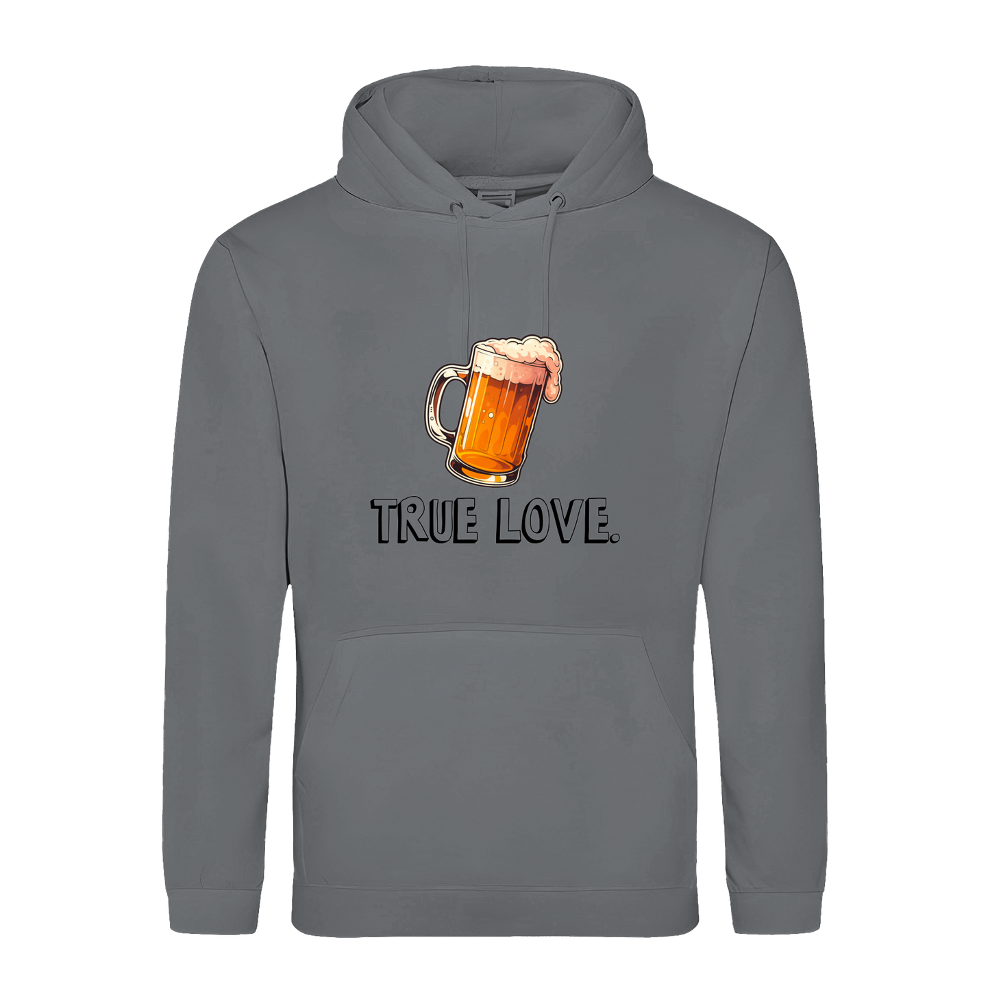„True Love“ Bier Hoodie Herren