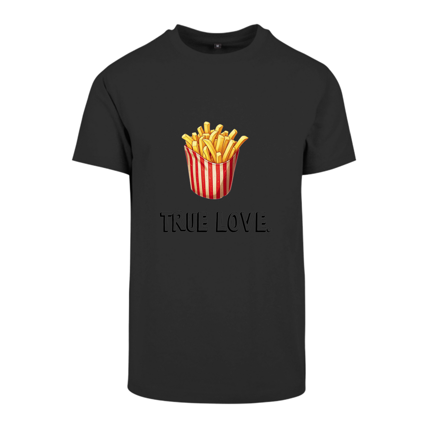 „True love“ Pommes T-Shirt Herren