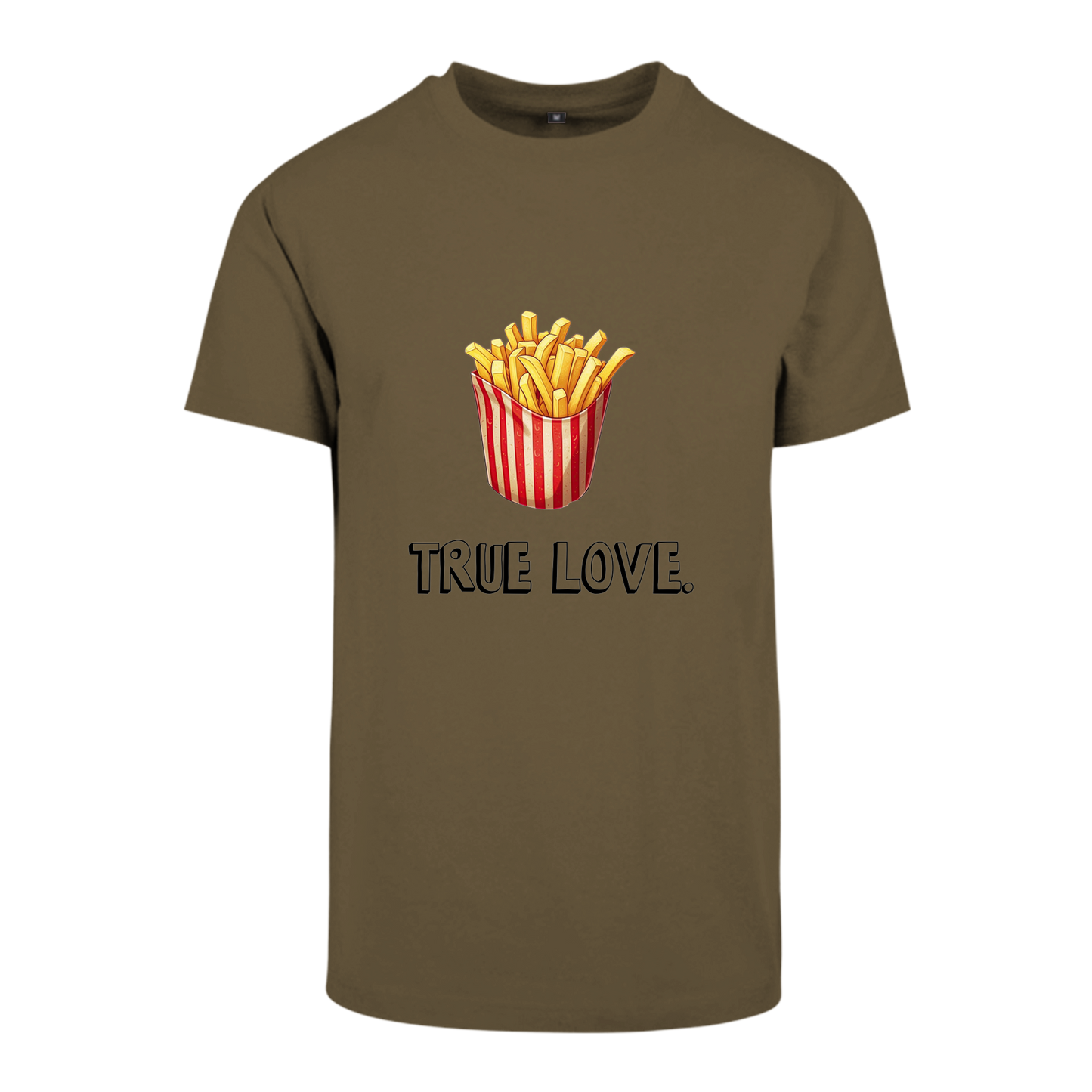 „True love“ Pommes T-Shirt Herren