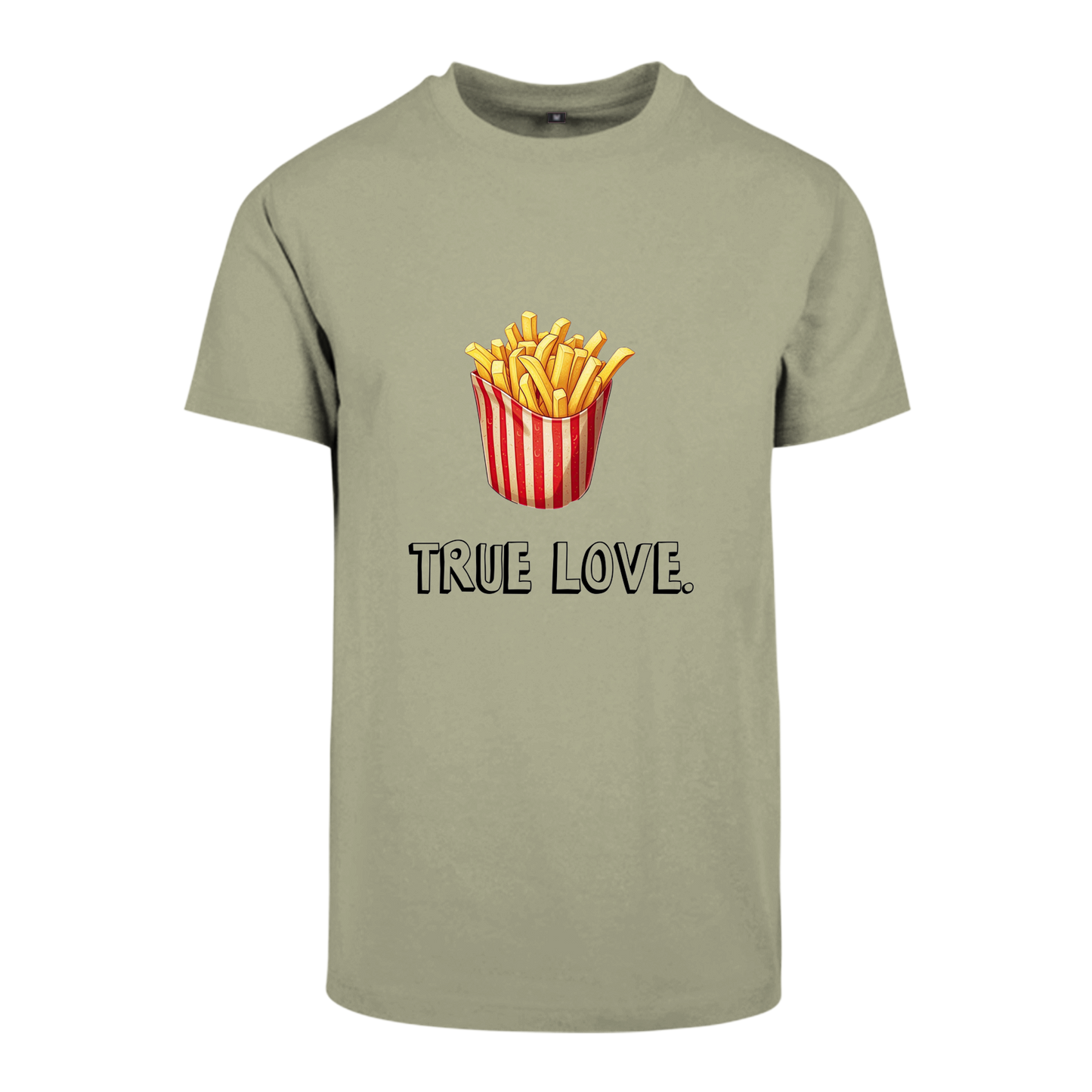 „True love“ Pommes T-Shirt Herren