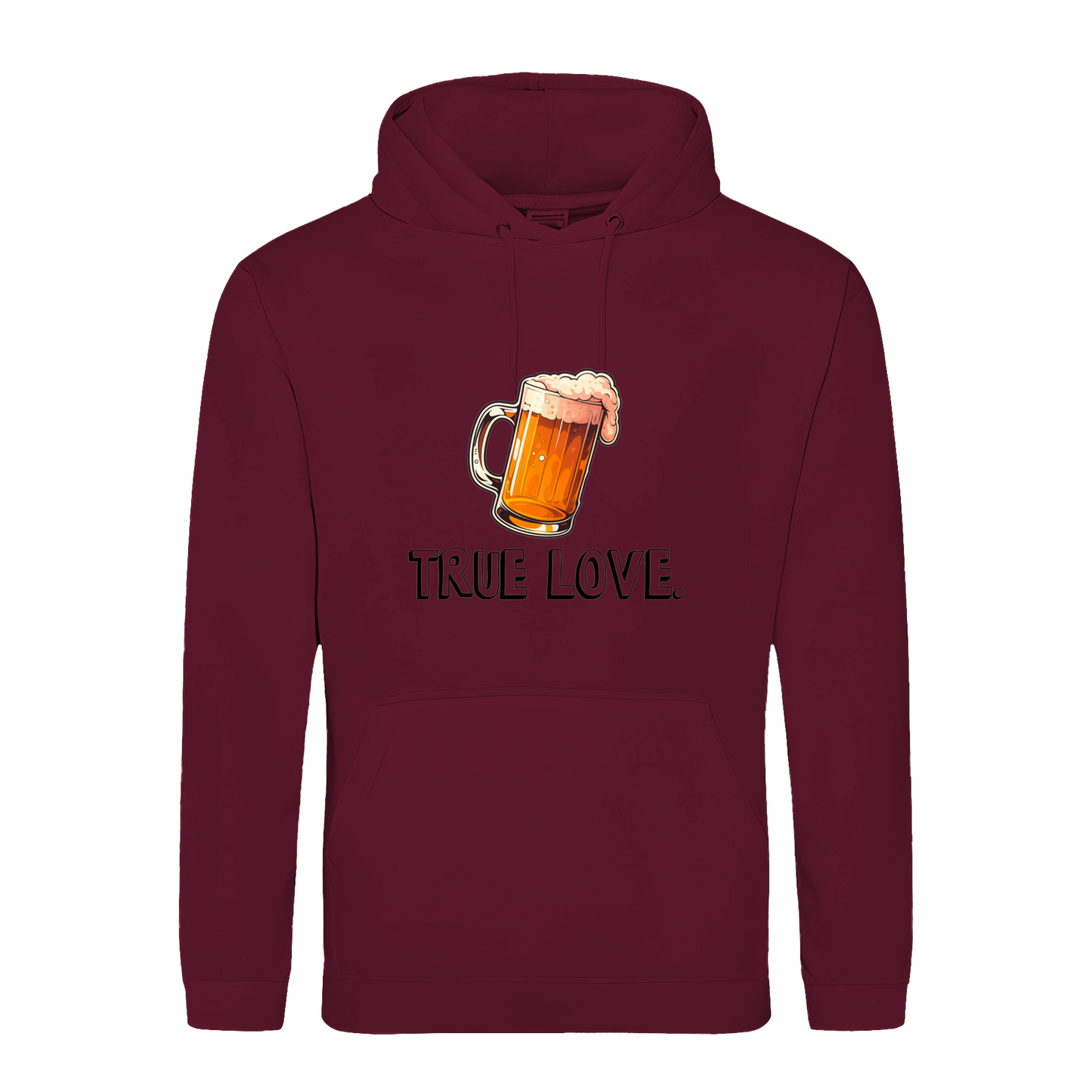 „True Love“ Bier Hoodie Herren