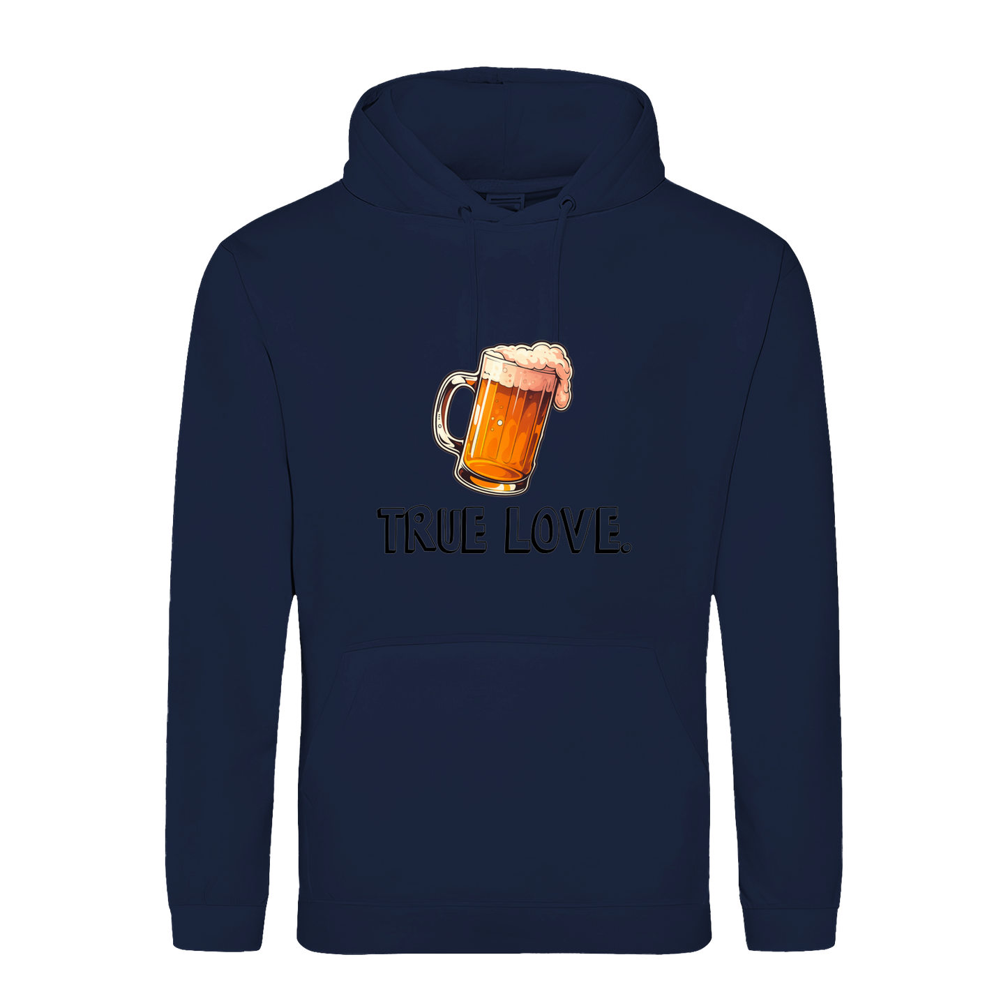 „True Love“ Bier Hoodie Herren