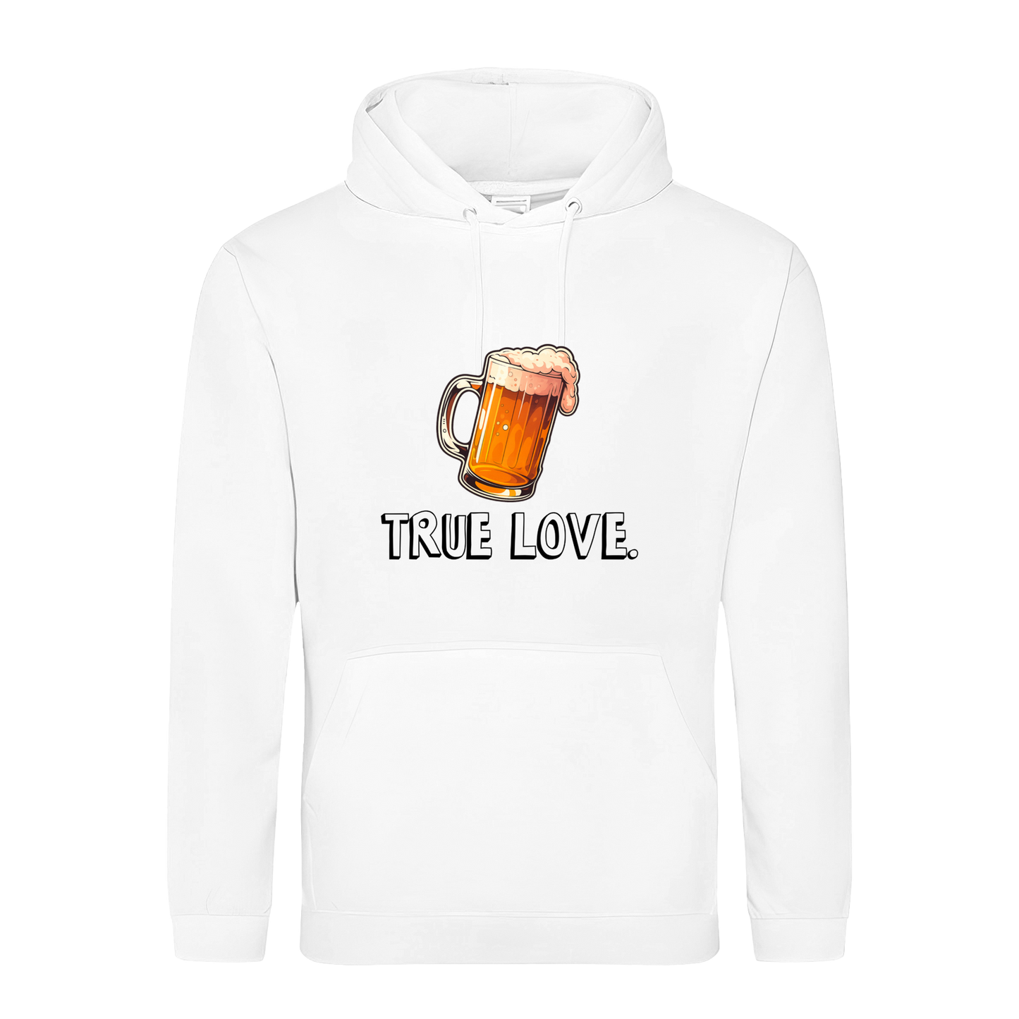 „True Love“ Bier Hoodie Herren