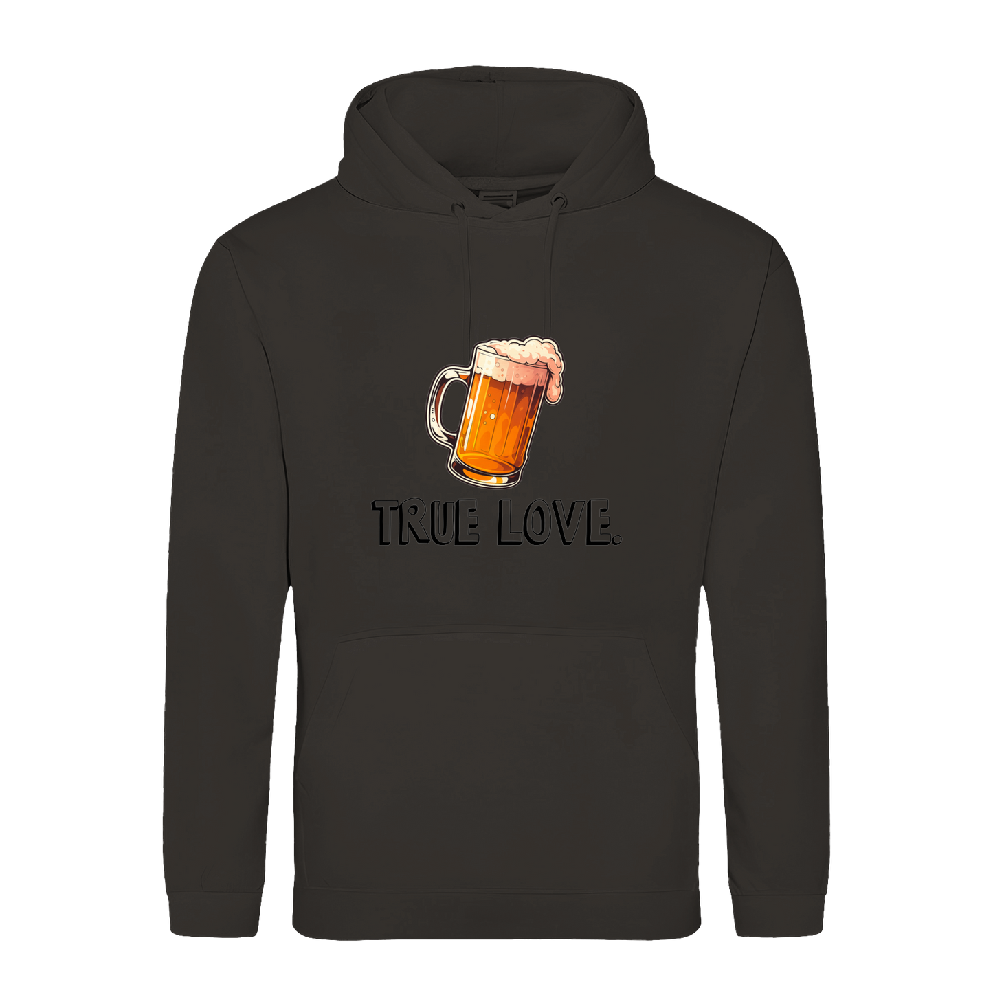„True Love“ Bier Hoodie Herren