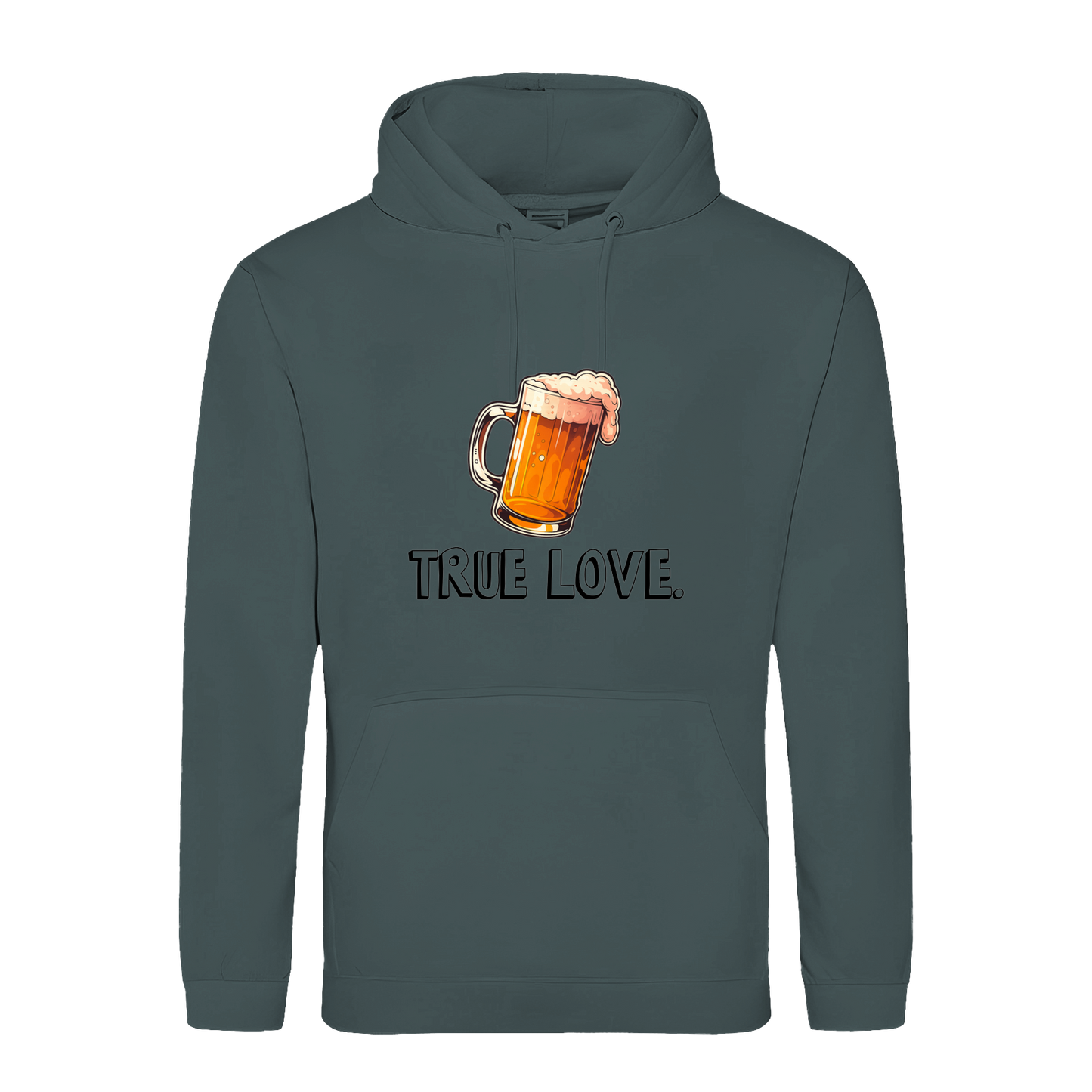 „True Love“ Bier Hoodie Herren