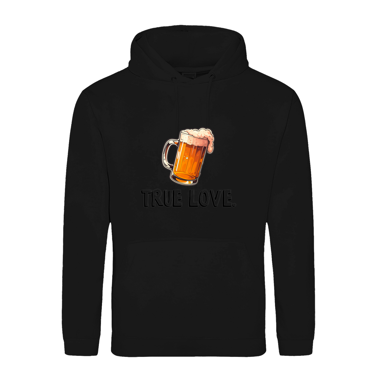 „True Love“ Bier Hoodie Herren