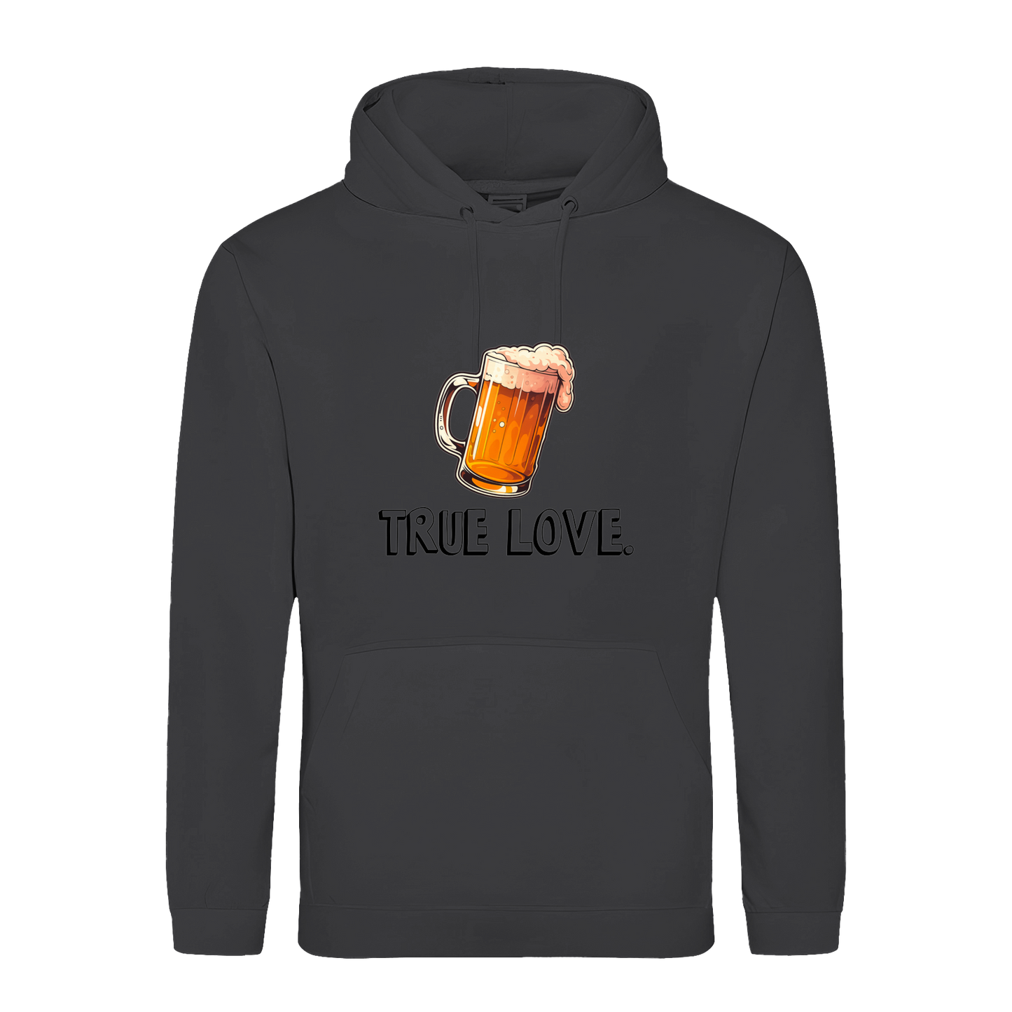 „True Love“ Bier Hoodie Herren