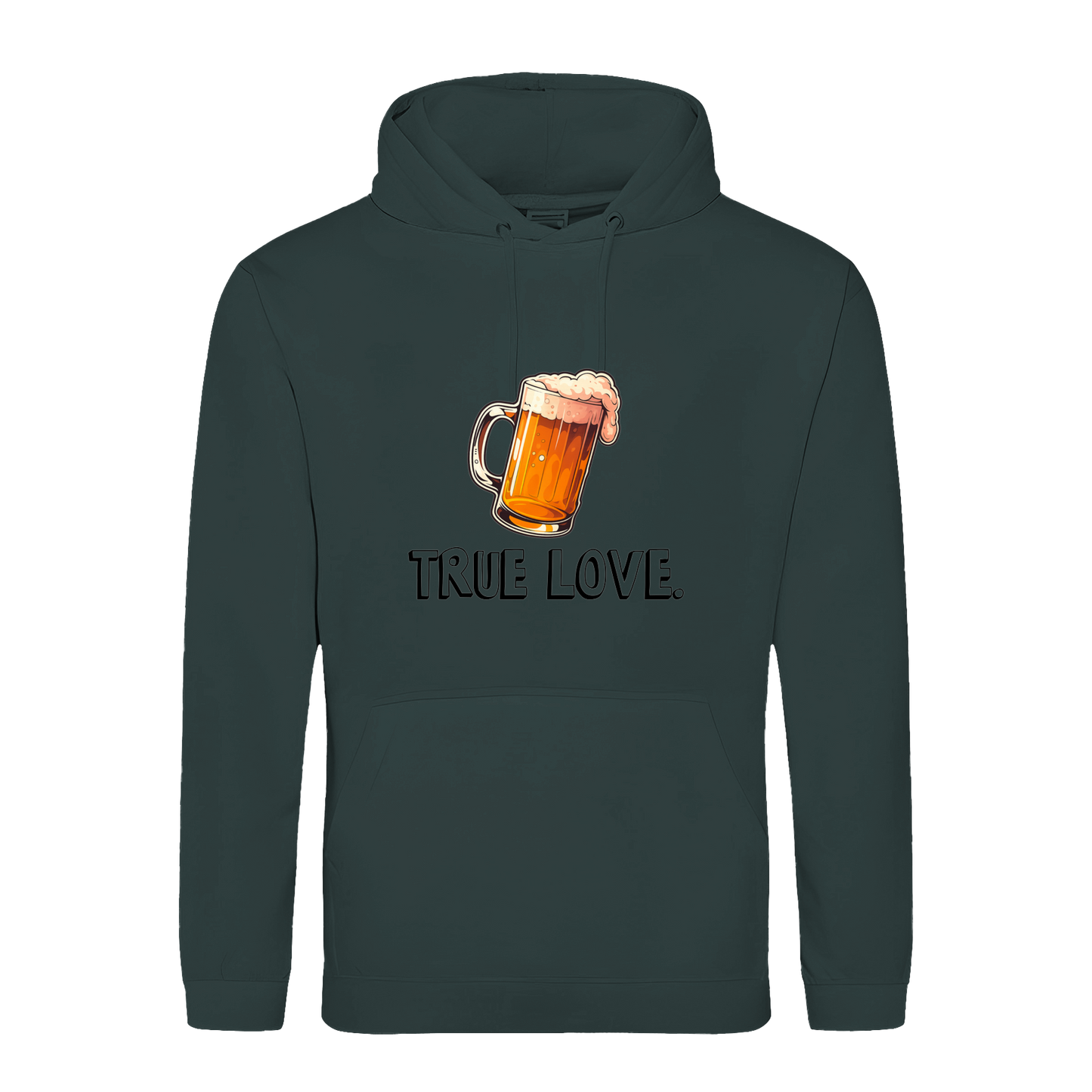 „True Love“ Bier Hoodie Herren